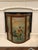 19th Century Napoleon III Style Three-Panel Painted Canvas Fireplace Screen For Sale - Image 10 of 15