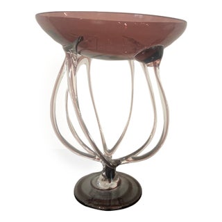 1970s Jozefina Jellyfish Compote Bowl For Sale