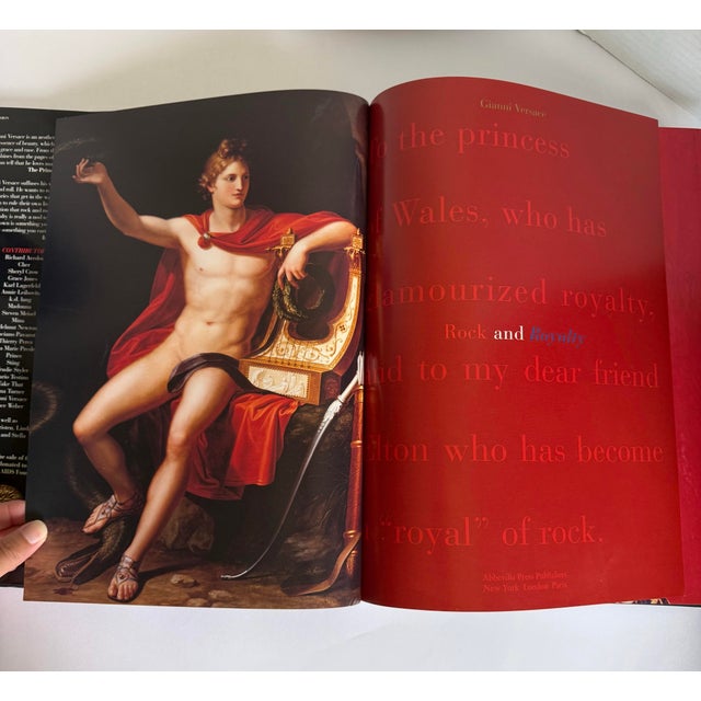 1990s 1996 First Edition Gianni Versace “Rock and Royalty” Fashion Photography Book For Sale - Image 5 of 14