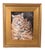 2020s Two Orange Striped Cat Kitten Portrait Painting Including the Antiqued Gold Wood Frame For Sale - Image 5 of 5