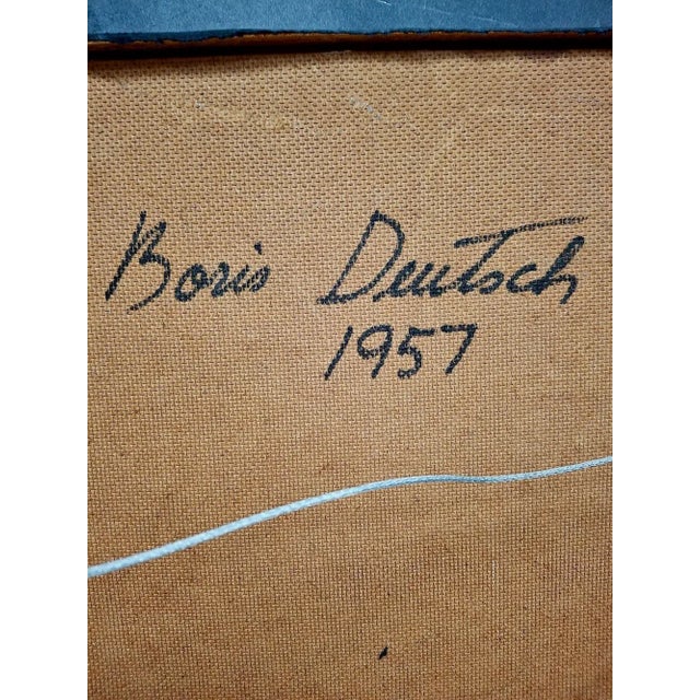 Pumpkin A Soulful Modernist Portrait, by Boris Deutsch (1892-1978) For Sale - Image 8 of 8