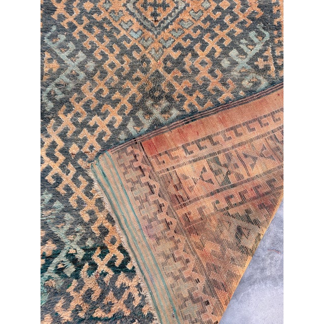 1980s Vintage Tribal Moroccan Rug - 6'3" X 11'11" For Sale In Cleveland - Image 6 of 10
