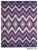 Textile Modern Purple Pattern Rug For Sale - Image 7 of 9