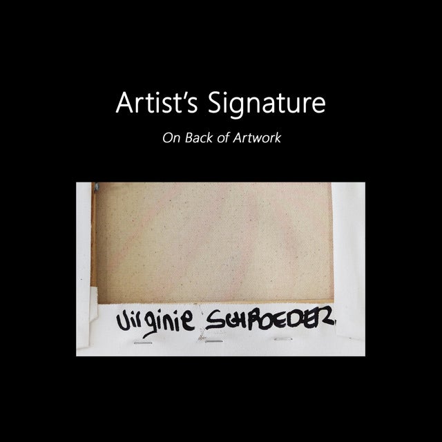 The Center of Life - Minimalist Abstract 3d Textural Colorful Painting Original Artwork by Virginie Schroeder For Sale - Image 9 of 9