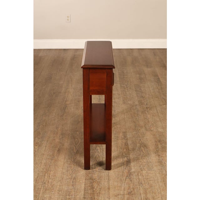 Chippendale Style Narrow One Drawer Small Console Table For Sale - Image 14 of 18