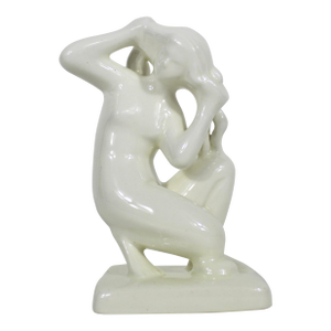 Vintage Ceramic Crouching Aphrodite or Venus of Rhodes Icaros Rhodes Greece