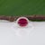 2.8Ct Madagascar Ruby Ring With Natural Diamond Accents: Solid 14k Gold, Size 6.75 For Sale In Columbus - Image 6 of 10