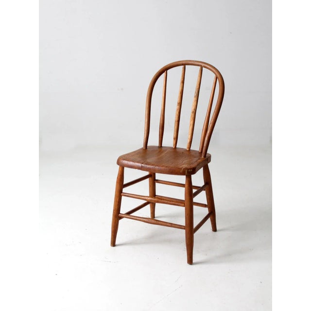 Antique Farmhouse Windsor Chair For Sale - Image 12 of 12