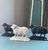 Antique 19thC Cast Iron Ram Door Stops Set of 3, 2 Black 1 White Free-Standing Heavy For Sale - Image 18 of 18