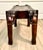 Vintage Indian Hand-Carved Solid Wood Elephant Bench For Sale - Image 10 of 12