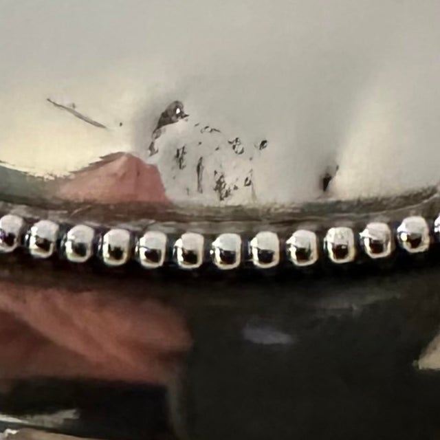 Glass Circa 1900 American Brilliant Cut Crystal Bisquit Jar With Sterling Silver Lid For Sale - Image 7 of 8