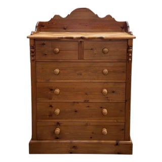 Vintage English Pine Dresser For Sale