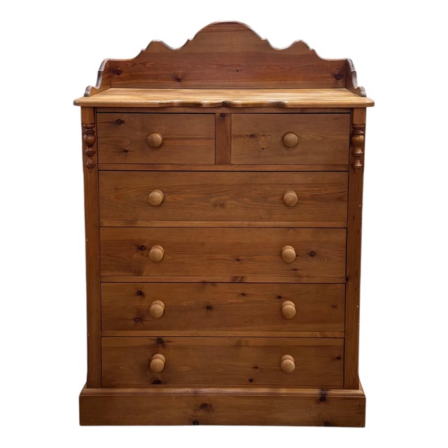 Vintage English Pine Dresser For Sale