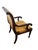 Tan Vintage Neo-Classical Empire Drexel Heritage Arm Chair For Sale - Image 8 of 11