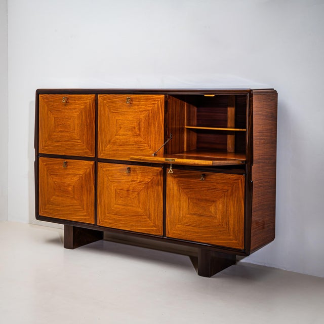 Highboard or Bar Cabinet, Italy, 1950s For Sale - Image 10 of 13