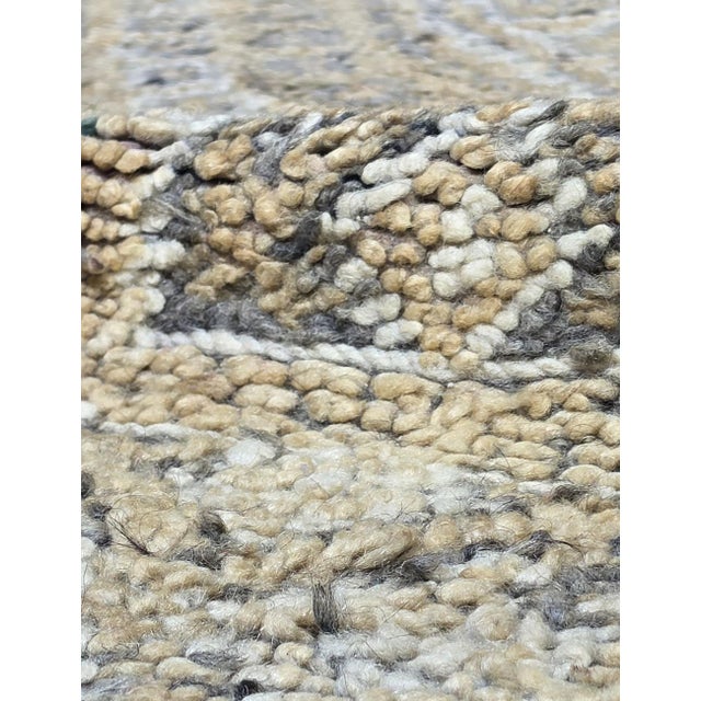 1980s Handknotted Moroccan Beni MGuild Wool Rug - 10.5 X 6.9 Ft For Sale - Image 5 of 6