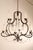 High Quality American Made Niermann Weeks Avignon Iron Chandelier Featuring Hand Forged Iron Construction With Scroll Form...