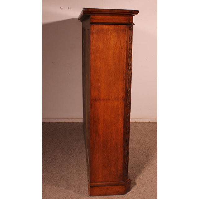 Large Open Bookcase in Oak, 1800s For Sale - Image 9 of 13