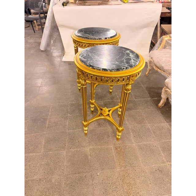 Vinatge Louis XV Gueridon Side Tables For Sale - Image 4 of 5