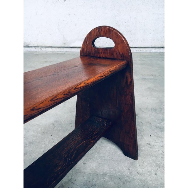 Handcrafted Jointed Two Tier Side Table, France, 1950s For Sale - Image 10 of 18