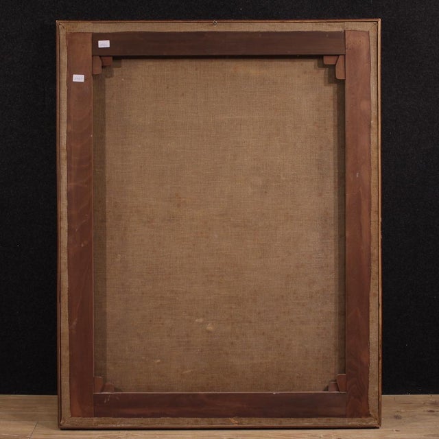 Italian Artist, Adoration of Friars with Cherubs, 1670, Oil on Canvas For Sale - Image 6 of 16