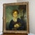 Vintage Oil on Canvas After English Painting of Boy With Rabbit For Sale - Image 9 of 11