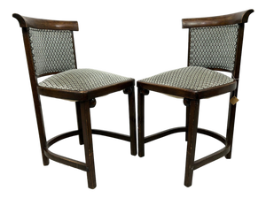 No. 423 Fledermaus Chairs attributed to Josef Hoffmann, 1890s, Set of 2