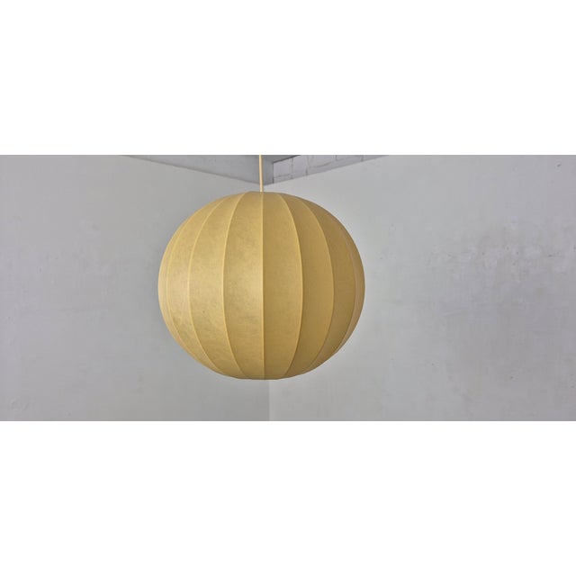 Vintage Cocoon Pendant Lamp, Italy, 1960s For Sale - Image 15 of 15