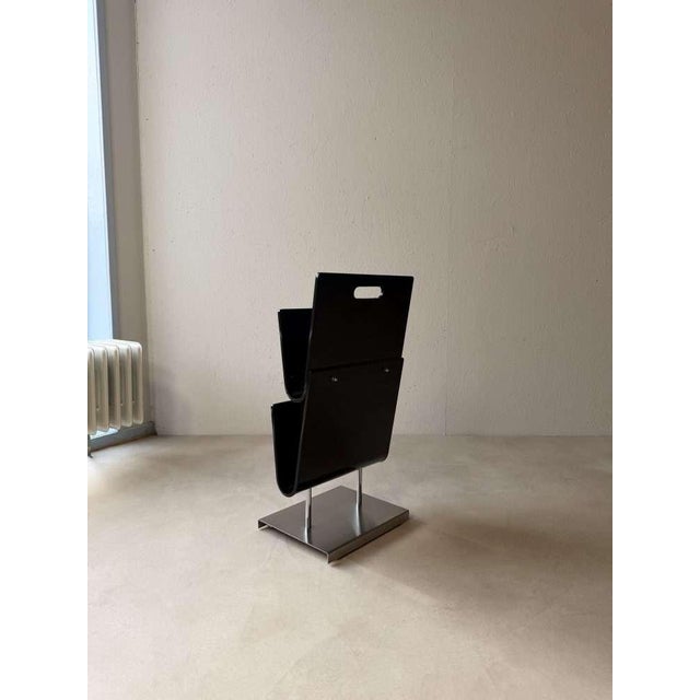 Metal Standing Reading Holder in Acrylic Glass and Chrome, 1980s For Sale - Image 7 of 11