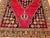 Vintage Persian Mazgalan Area Rug, Hand-Knotted Wool, Geometric Pattern, 5x7, Red & Navy For Sale - Image 14 of 18