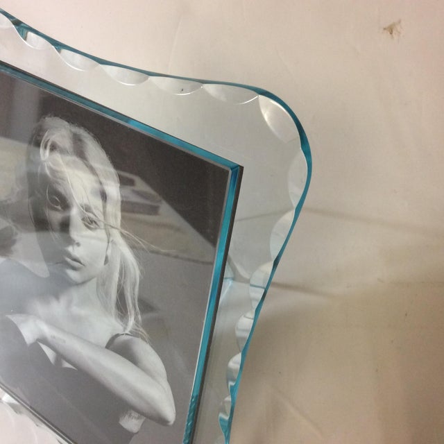 1940s Crystal Glass Portrait Frame with Double Position from Fontana Arte, 1940s For Sale - Image 5 of 6
