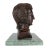 20th Century Don Winton Bronze Bust Sculpture of Alexis De Tocqueville on Marble Base For Sale - Image 4 of 13