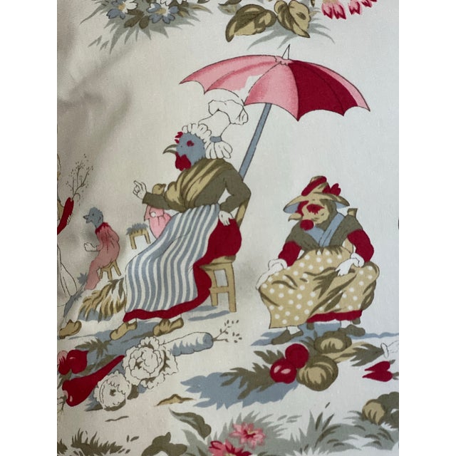 20” Feather/Down Pillow in American Folk & Fabric Antique Collection For Sale - Image 4 of 5
