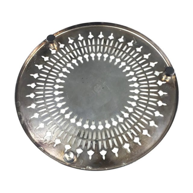 Mid-Century Pilgrim Silver Plate Trivet For Sale In Portland, ME - Image 6 of 8
