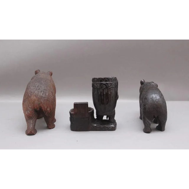 Late 19th Century 19th Century Black Forest Carvings, 1880s, Set of 3 For Sale - Image 5 of 10