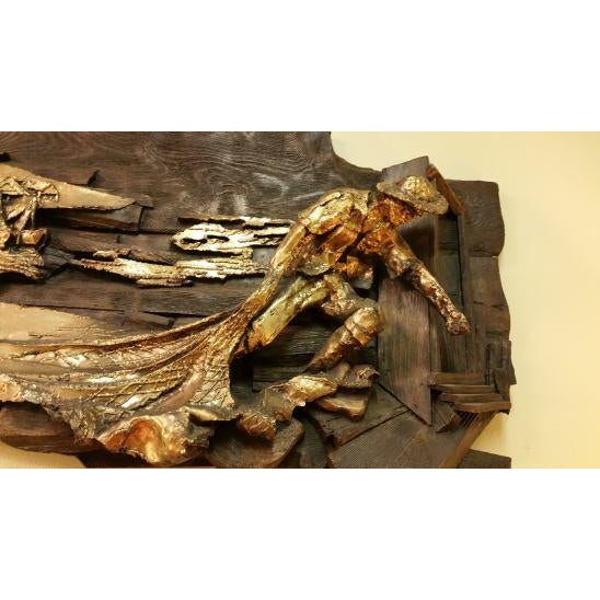 Finesse Originals Fisherman Wall Sculpture Chairish