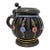 German Saxon Annaberg-Type Enamelled Krug Dated 1710 For Sale