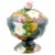 19th Century French Lidded Majolica Strawberry Bowl with Flowers and Foliage For Sale - Image 13 of 13