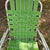 1990s Vintage MCM Aluminum Webbed Folding Beach Pool Lawn Chair Chaise Lounge For Sale - Image 5 of 6