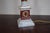 Italian Red and Gold Ceramic Column Table Lamp, 1950s For Sale - Image 6 of 13