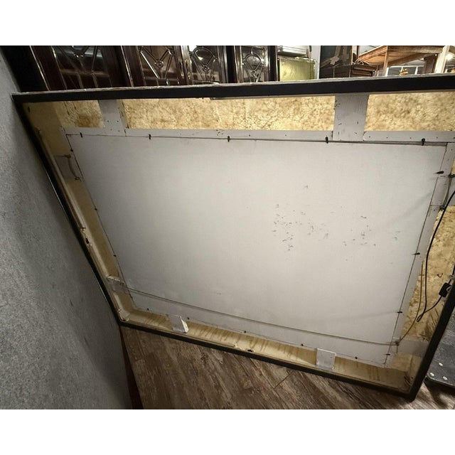 1980s Large Glass Mosaic Mirror on Pastel Green Background, 1980s For Sale - Image 5 of 6