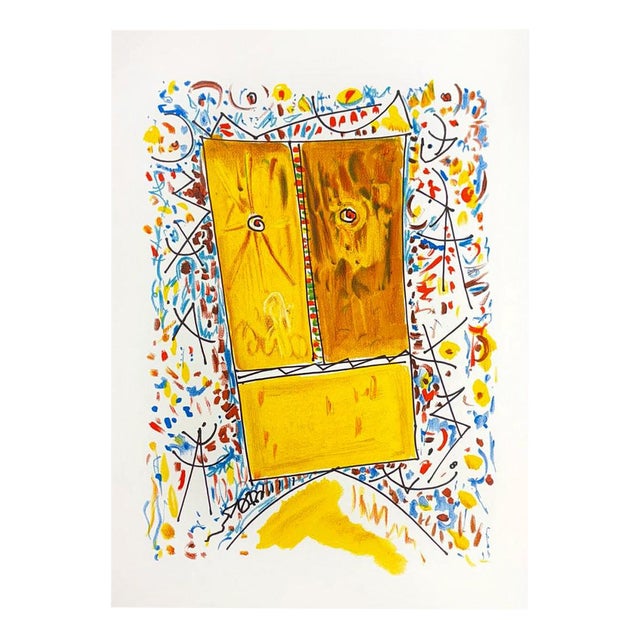 Egill Jacobsen, Mask Figure, 1890s, Lithograph For Sale