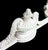 French Vintage Off White Carved Urn Rose Louis Xvi, French Style Coastal Large Console Table For Sale - Image 3 of 12