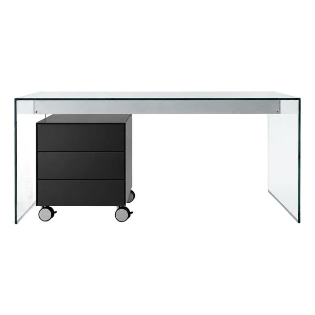 Gallotti & Radice Air Desk & Drawer by Pinuccio Borgonovo From Minotti For Sale