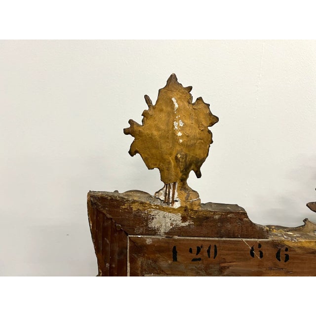 Large Antique Pediment Mirror For Sale - Image 9 of 18