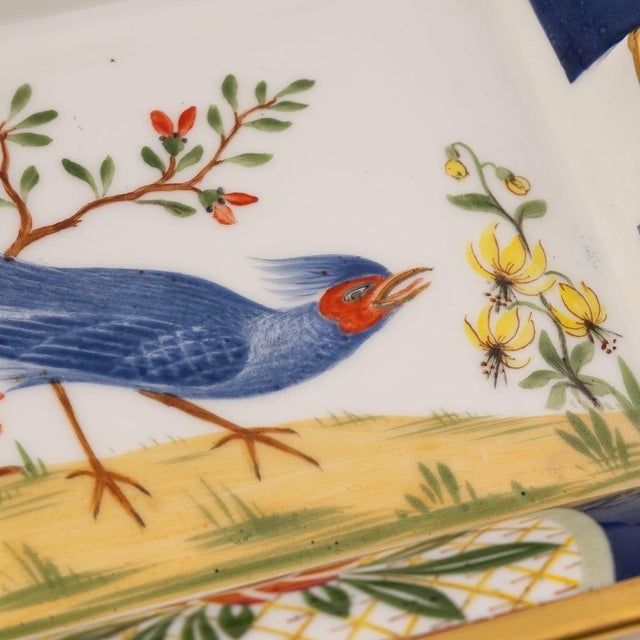 Blue 20th Century Ceramic Ashtray from Hermès, France For Sale - Image 8 of 14