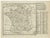 Small Antique Map of France, 1780s For Sale