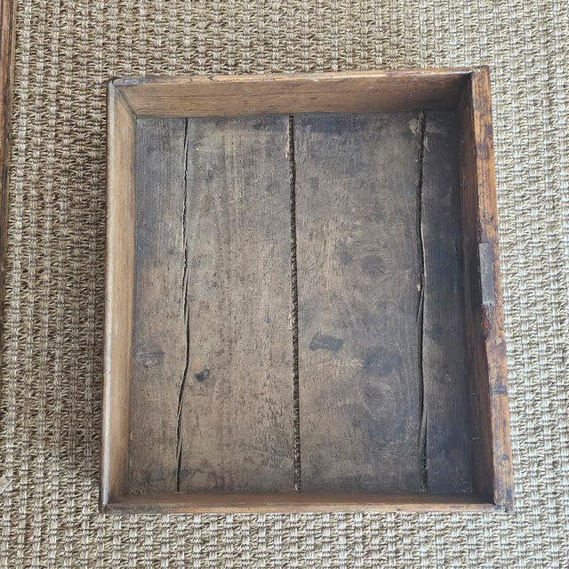 Antique Pine Cupboard & Open Plate Rack For Sale - Image 15 of 17