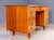 Mid-Century Modern Writing Desk in Burl Veneer with Eight Drawers For Sale - Image 6 of 16
