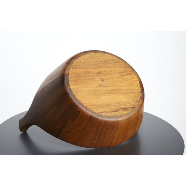 1950s Dansk Teak Staved Viking Salad Bowl by Jens Quistgaard For Sale - Image 16 of 17